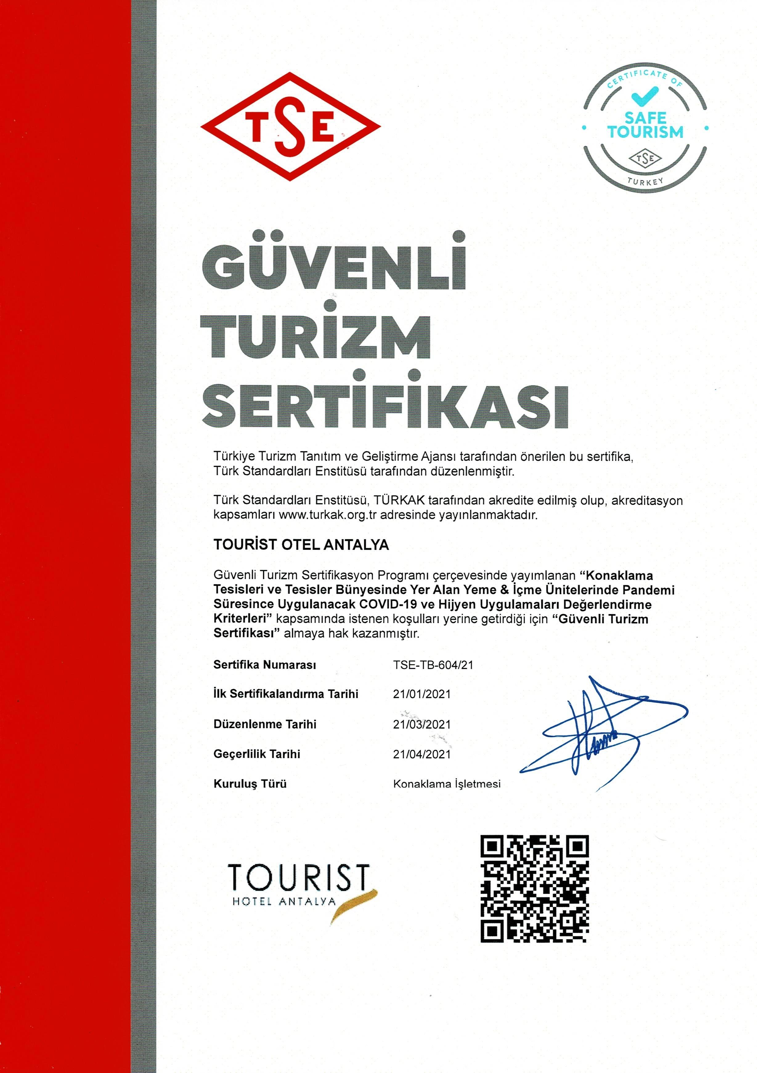 Tourist Hotel Antalya Ngoại thất bức ảnh